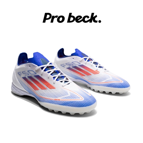 GIÀY BÓNG ĐÁ ADIDAS F50 PRO TF - IF1323 - TRẮNG/ĐỎ/XANH