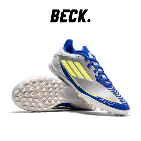 GIÀY BÓNG ĐÁ ADIDAS F50 LEAGUE MESSI TF La Vida Rapida - IH0919 - BẠC/XANH