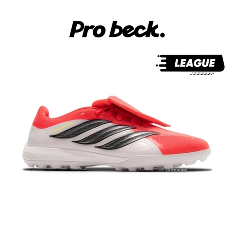 GIÀY BÓNG ĐÁ PREDATOR 26 LEAGUE LƯỠI GÀ LẬT TF - JR7873 - ĐỎ/TRẮNG