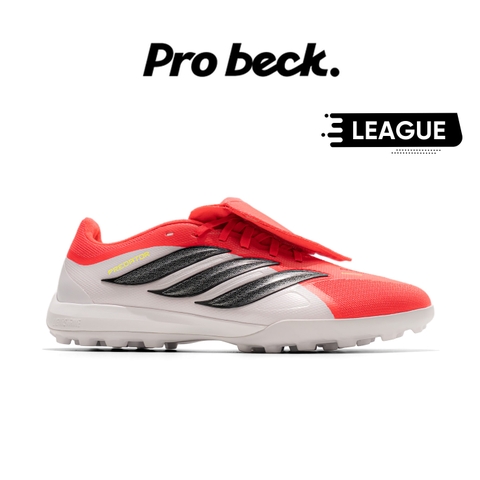 GIÀY BÓNG ĐÁ ADIDAS PREDATOR 26 LEAGUE LƯỠI GÀ LẬT TF - JR7873 - ĐỎ/TRẮNG