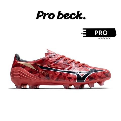 GIÀY BÓNG ĐÁ MIZUNO ALPHA 2 PRO FG - P1GA256460 - ĐỎ/ĐEN