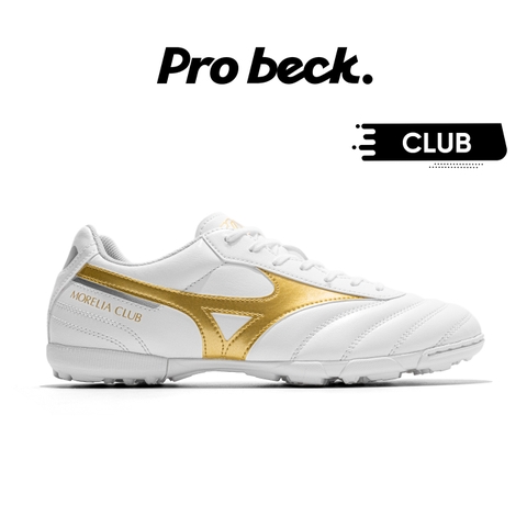 GIÀY BÓNG ĐÁ MIZUNO MORELIA II CLUB AS TF - P1GD260850 - TRẮNG/VÀNG