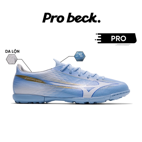 GIÀY BÓNG ĐÁ MIZUNO α III PRO AS TF - P1GD266425 - XANH/TRẮNG