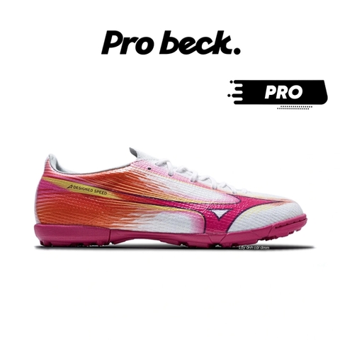 GIÀY BÓNG ĐÁ MIZUNO α III PRO AS TF - P1GD266464 - HỒNG/TRẮNG