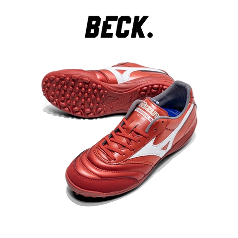 GIÀY BÓNG ĐÁ MIZUNO MORELIA SALA PRO TF - Q1GB251360 - ĐỎ/TRẮNG