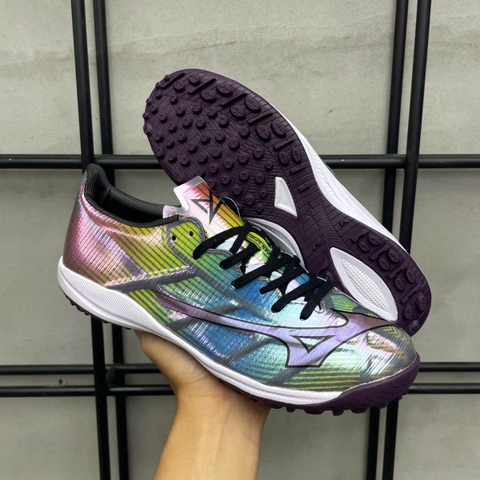 Giày Bóng Đá Mizuno Alpha 2 Elite Đen Loang TF