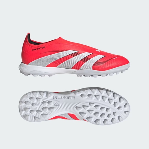 GIÀY BÓNG ĐÁ ADIDAS PREDATOR LEAGUE LACELESS TF - ID3824 - ĐỎ/TRẮNG