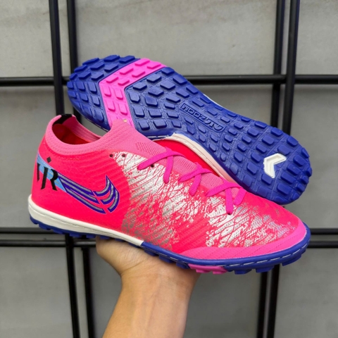 Giày Bóng Đá Winbro Mercurial Vapor 16 Elite Vải Dệt TF - Vini Hồng
