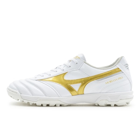 GIÀY BÓNG ĐÁ MIZUNO MORELIA II PRO AS TF - P1GD260650 - TRẮNG/VÀNG
