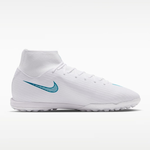 GIÀY BÓNG ĐÁ NIKE MERCURIAL SUPERFLY 10 ACADEMY TF - IO1494-102 - TRẮNG/XANH MINT
