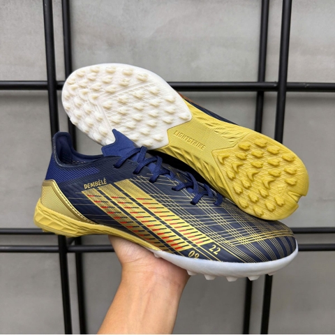 Giày Bóng Đá Adidas F50 Elite Dembele Xanh Navy Vàng HQ TF
