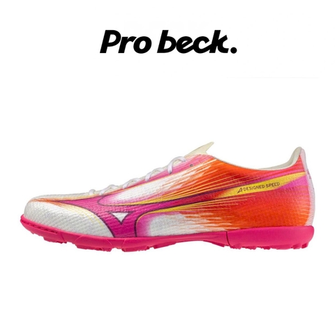 GIÀY BÓNG ĐÁ MIZUNO α III PRO AS TF - P1GD266464 - HỒNG/TRẮNG
