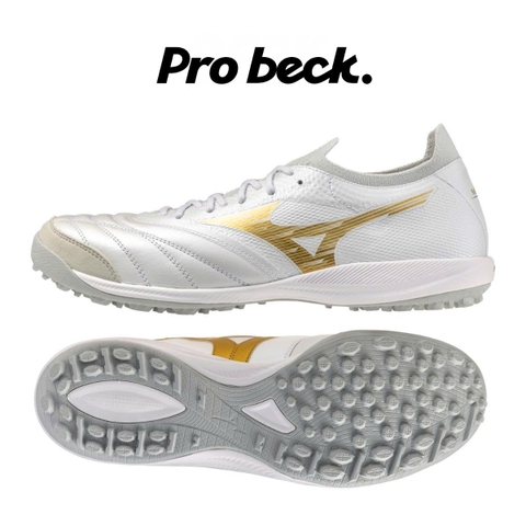 GIÀY BÓNG ĐÁ MIZUNO MORELIA NEO SALA β JAPAN TF - Q1GB264050 - TRẮNG/VÀNG
