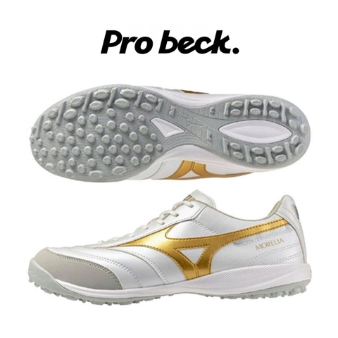 GIÀY BÓNG ĐÁ MIZUNO MORELIA SALA PRO TF - Q1GB261350 - TRẮNG/VÀNG