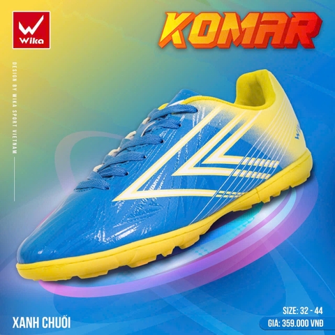 Giày Bóng Đá Wika Komar Xanh Chuối TF