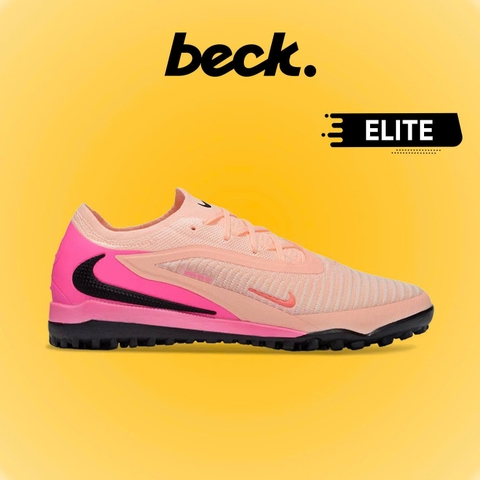 Giày Bóng Đá Nike Phantom 6 Elite Cam Gót Hồng Cổ Lửng HQ TF