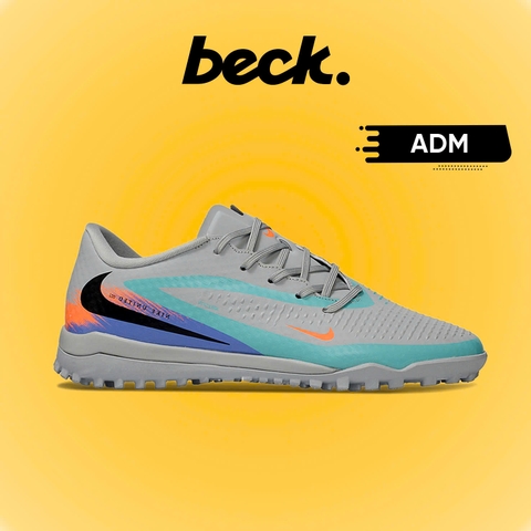 Giày Bóng Đá Nike Phantom 6 Academy United Xám Xanh Ngọc TF