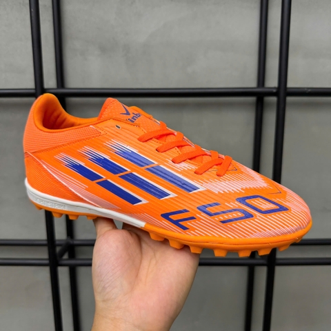 Giày Bóng Đá Winbro F50 Pro Cam Xanh TF