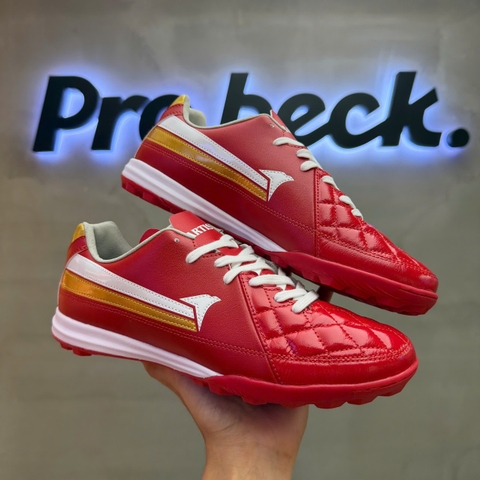 Giày Bóng Đá Kamito Artista KL PRO Đế Đệm Da Kangaroo TF - Đỏ Vàng