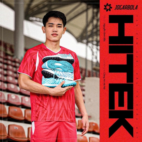Giày Bóng Đá Jogarbola Hitek TF - Đỏ