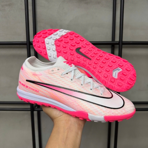 Giày Bóng Đá Trẻ Em Nike Mercurial Vapor 16 Elite V2 Trắng Hồng Cổ Lửng TF