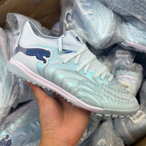 Giày Bóng Đá Puma Future 9 Ultimate Xanh Xám Cổ Lửng TF