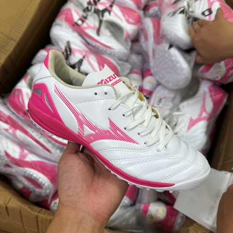 Giày Bóng Đá Mizuno Neo 4 Pro Trắng Hồng Đế Đệm TF