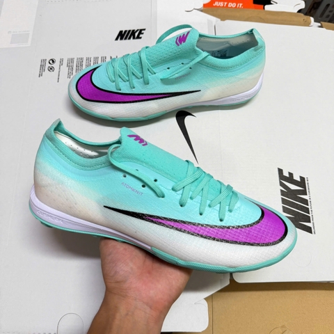 Giày Bóng Đá Nike Mercurial Vapor 17 Elite V2 Xanh Ngọc Đế Đệm TF