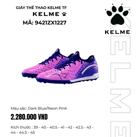 Giày Bóng Đá Kelme TF - 9421ZX1227 - Hồng
