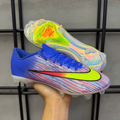 Giày Bóng Đá Mercurial Superfly 11 Elite Xanh Biển Neon Cổ Lửng Đế Bóng FG