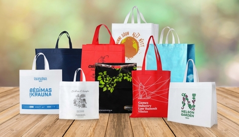 Carry bag shopping bag with logo foldable reusable pp nonwoven shopping bag