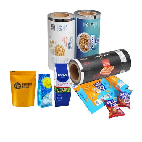Plastic Composite Automatic Packaging Roll Film Coffee Roll Film For Food Packaging Film