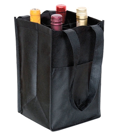 Black wine bag