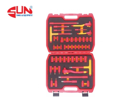 Bộ dụng cụ sửa chữa xe điện LUX-1000V48 - Cách điện 1000V - 48 món ( đầu tuýt 1/4
