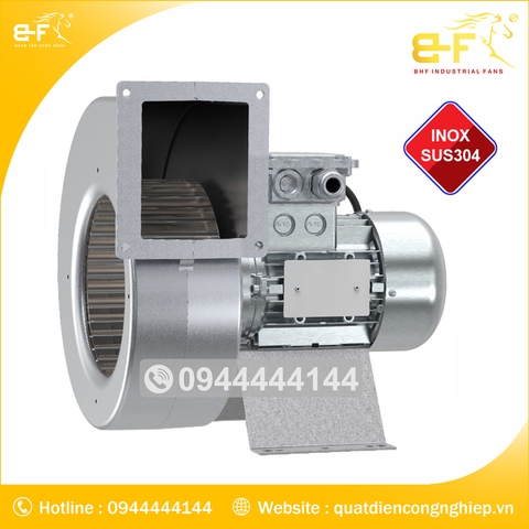 Quạt Sò Ly Tâm Mini Inox 304 (Công Suất 180W - 220V/380V)