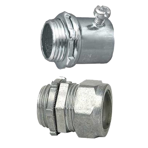 Đầu nối ống thép trơn với hộp điện