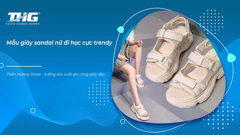 5 mẫu giày sandal nữ đi học cực trendy