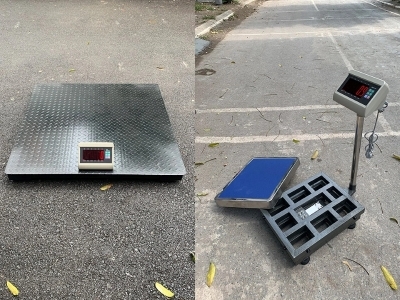 So sánh sự khác nhau giữa cân bàn và cân sàn điện tử