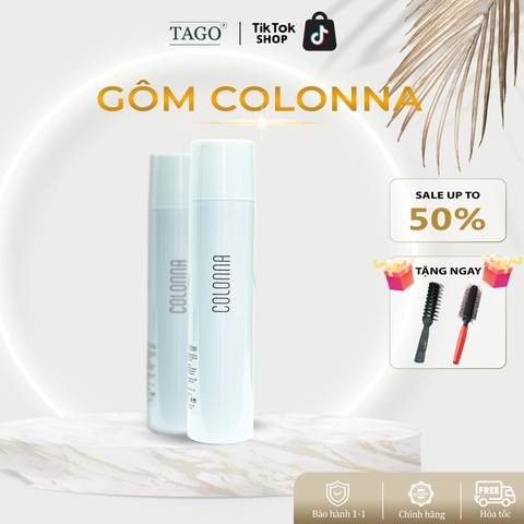 Gôm xịt tóc COLONNA 250ml - SIÊU THƠM, TỰ NHIÊN, CHẮC NẾP 24H - TAGO STORE