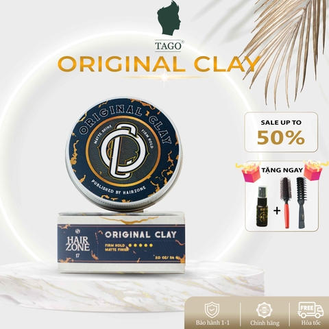 Sáp Original Clay ⚡[ FreeSHIP + QUÀ 100K ]⚡ Tặng Kèm dầu dưỡng tóc tự chọn + Lược tạo kiểu