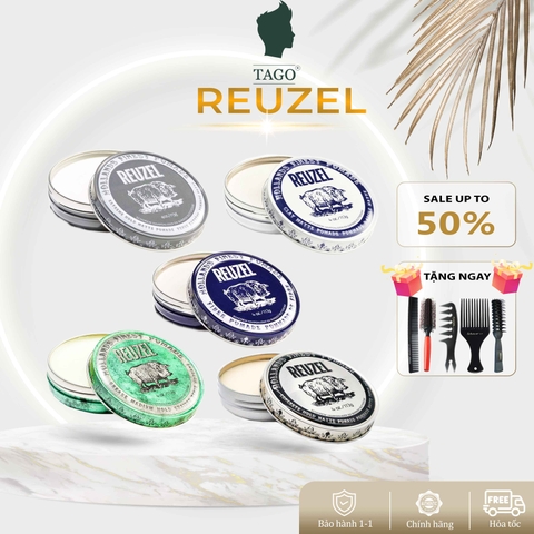 Pomade Tạo Kiểu - Reuzel Clay Matte Pomade 113gr