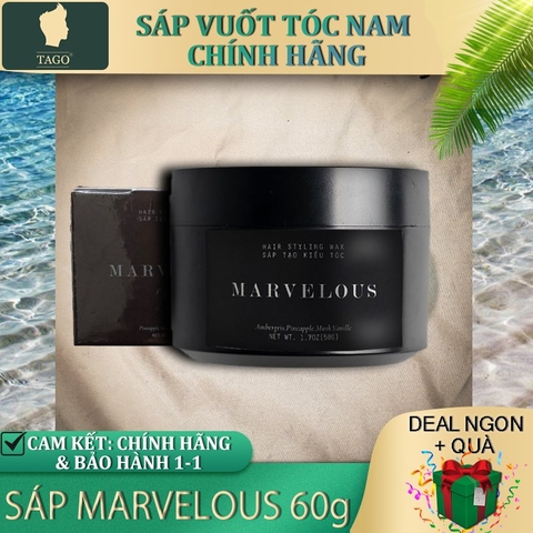 [CHÍNH HÃNG] Sáp Vuốt Tóc MARVELOUS Rusty Lab 50gr -cho Form Linh Hoạt , Khô Ráo - TAGO STORE