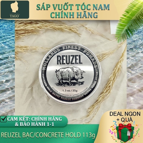 Pomade Reuzel Concrete Hold Matte Pomade  - Giữ Nếp Bê Tông , Không Bóng