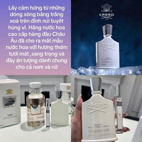 CREED SILVER MOUTAIN WATER