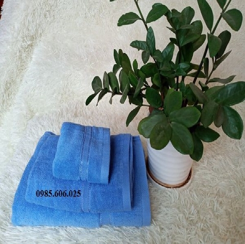 COMBO Bộ 2 Khăn Tắm cotton