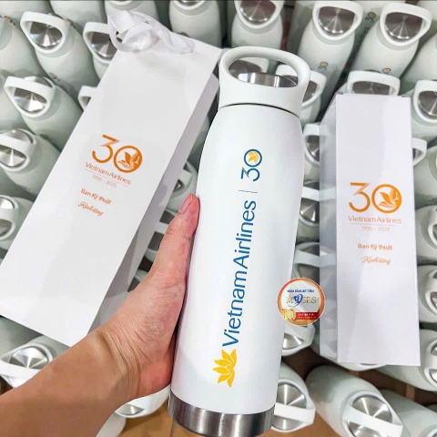 Quà Tặng Doanh Nghiệp - Bình Giữ Nhiệt In Logo Theo Yêu Cầu