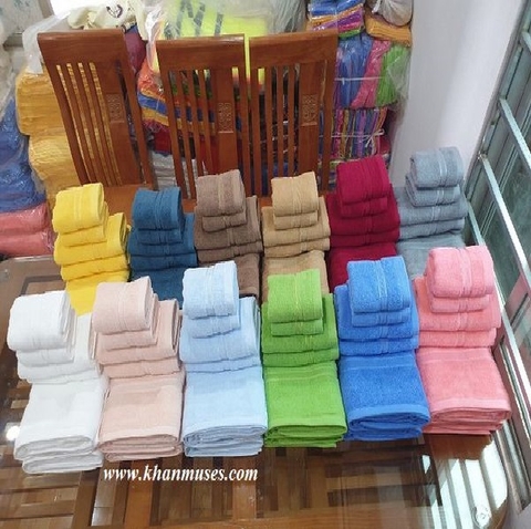 Bộ Khăn cottot cao cấp muses