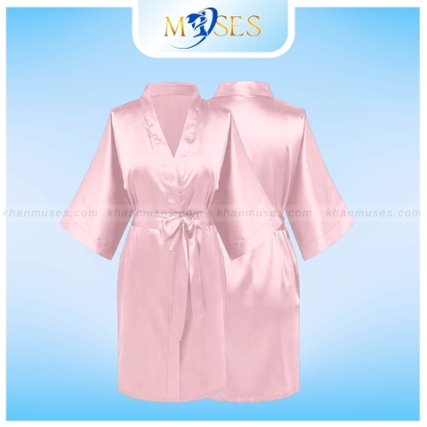 Áo choàng lụa HỒNG PHẤN giá tốt - Sỉ và lẻ toàn quốc