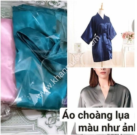 Áo choàng lụa Spa (Mẫu 1)