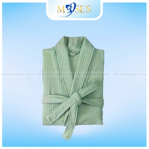 Áo choàng tổ ong XANH MINT - Áo choàng tắm GIÁ TỐT